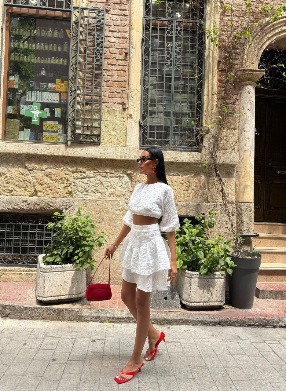 Ensemble jupe et crop top
