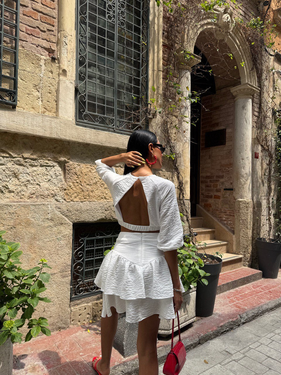 Ensemble jupe et crop top