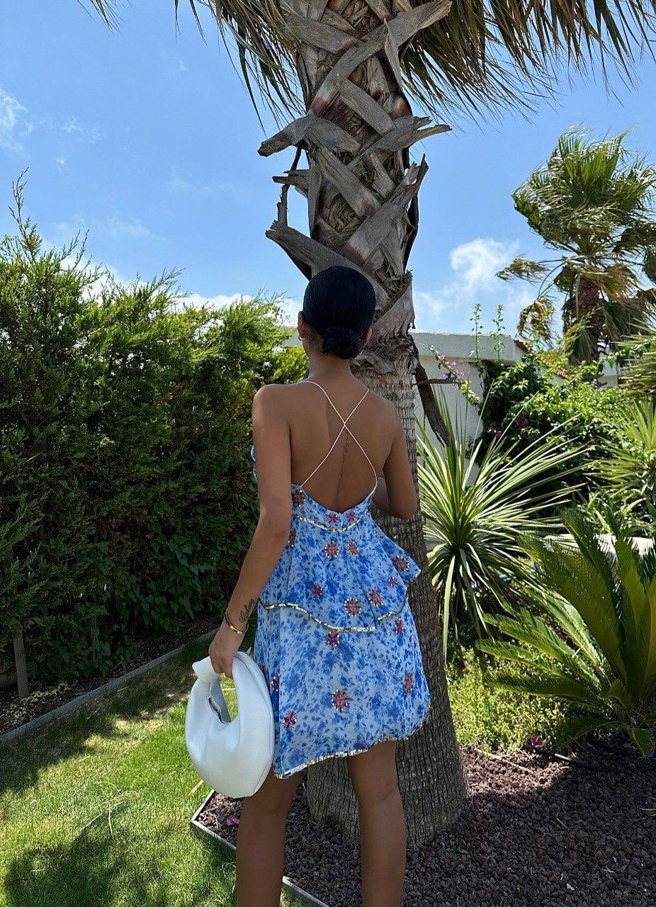 Mini-robe à bretelles fines