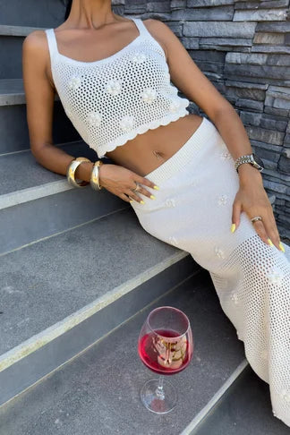 Ensemble jupe et top bustier