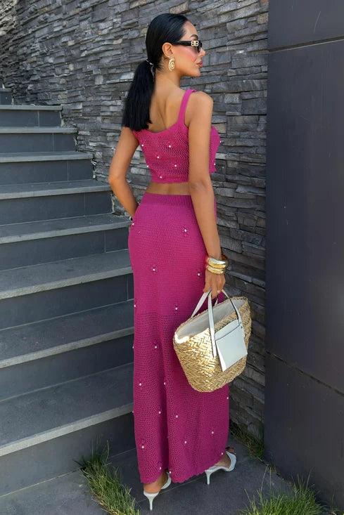 Ensemble jupe et top bustier