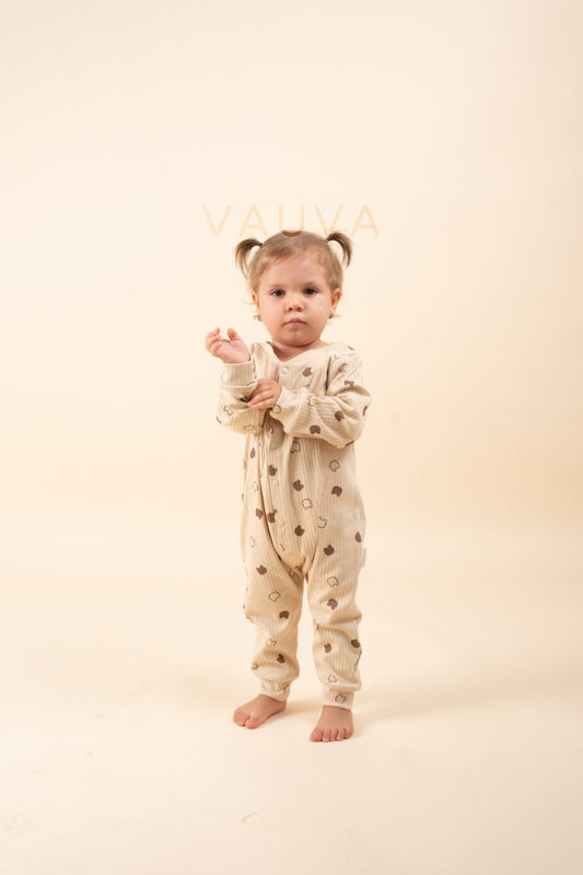 Pyjama bébé en coton sans pied - Ourson