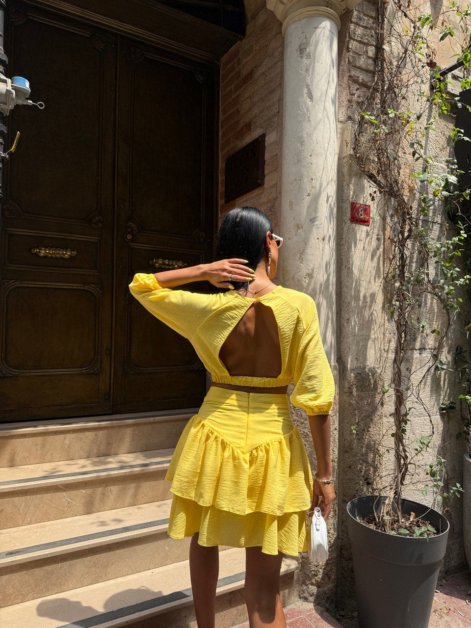 Ensemble jupe et crop top