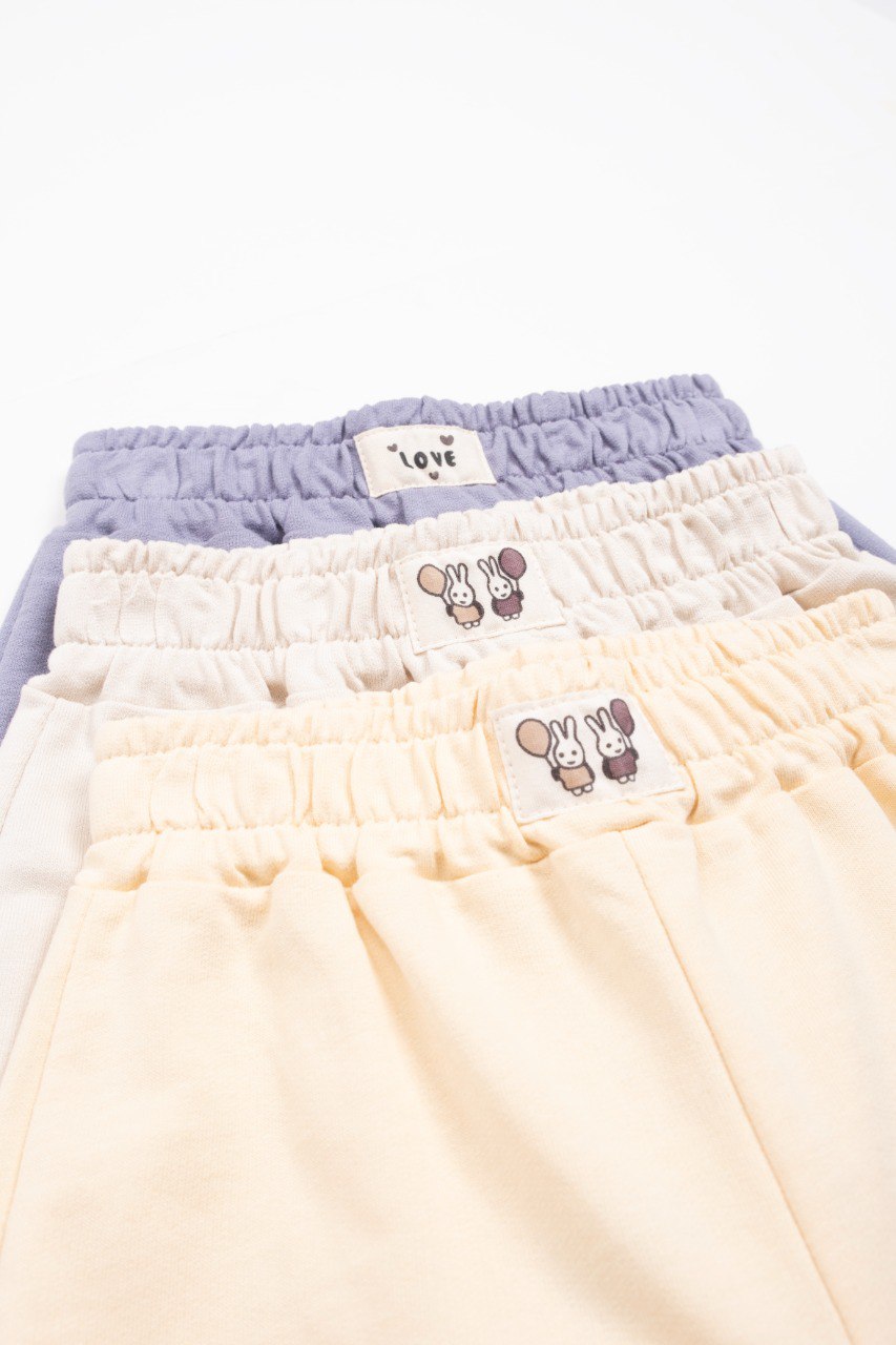 Pantalon confortable en coton - Écru