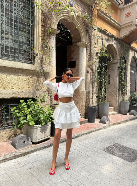Ensemble jupe et crop top