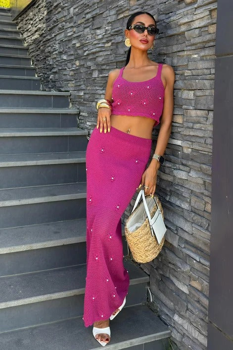 Ensemble jupe et top bustier