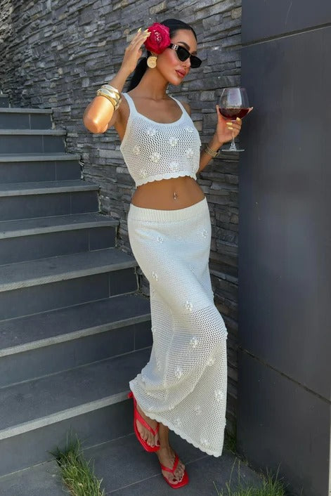 Ensemble jupe et top bustier